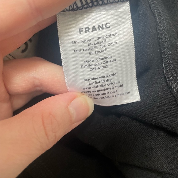 Franc black jumpsuit with pockets size medium - Picture 5 of 5